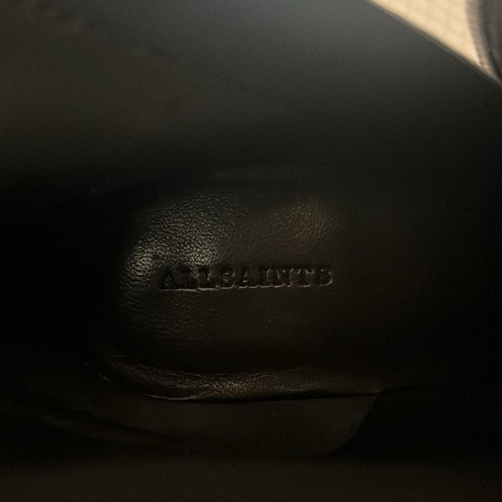 All saints snake embossed boots 8.5 M black/white - Picture 5 of 6